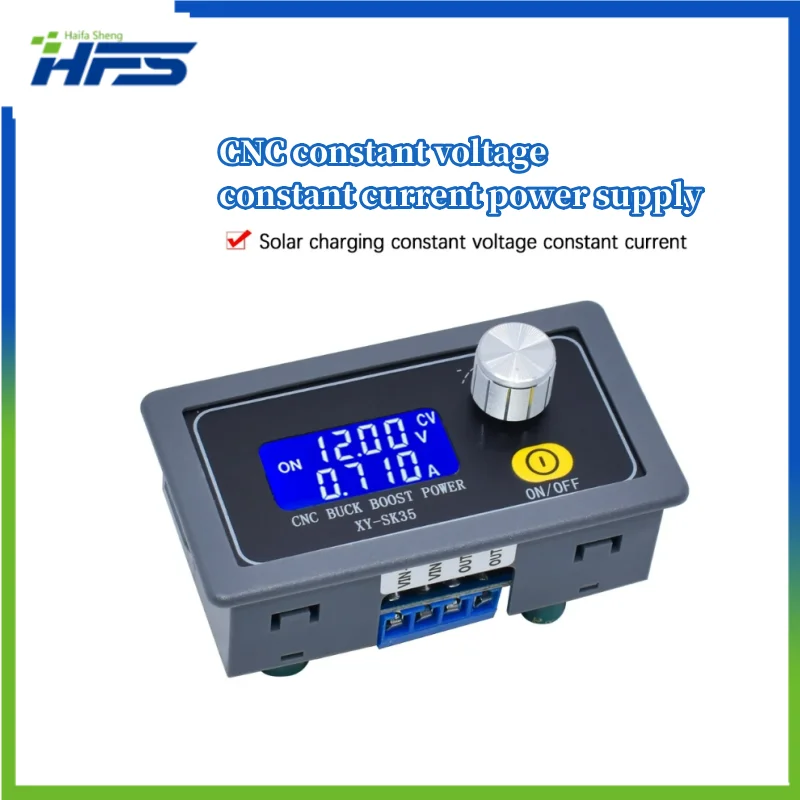 CNC DC Buck Boost Converter Adjustable Laboratory Power Module, Regulated Supply, DIY for Solar Charge, CC CV, 0.6-30V, 4A
CNC DC Buck Boost Converter Adjustable Laboratory Power Module, Regulated Supply, DIY for Solar Charge, CC CV, 0.6-30V, 4A