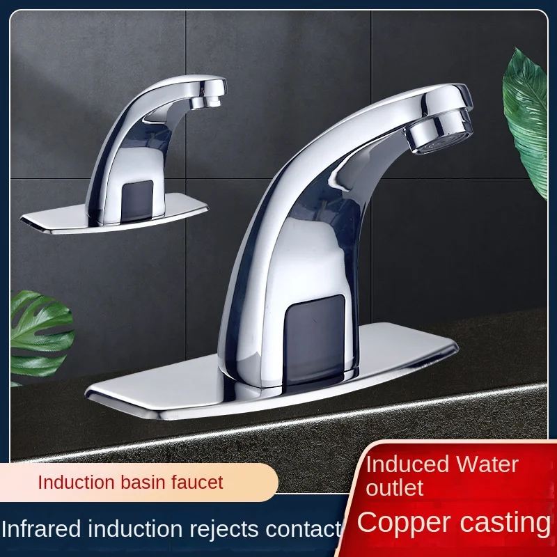 Touchless Bathroom Faucet Automatic Sensor Copper Alloy Faucet Automatic Hardware Water Tap Bathroom Supplies Household Fully
Touchless Bathroom Faucet Automatic Sensor Copper Alloy Faucet Automatic Hardware Water Tap Bathroom Supplies Household Fully
