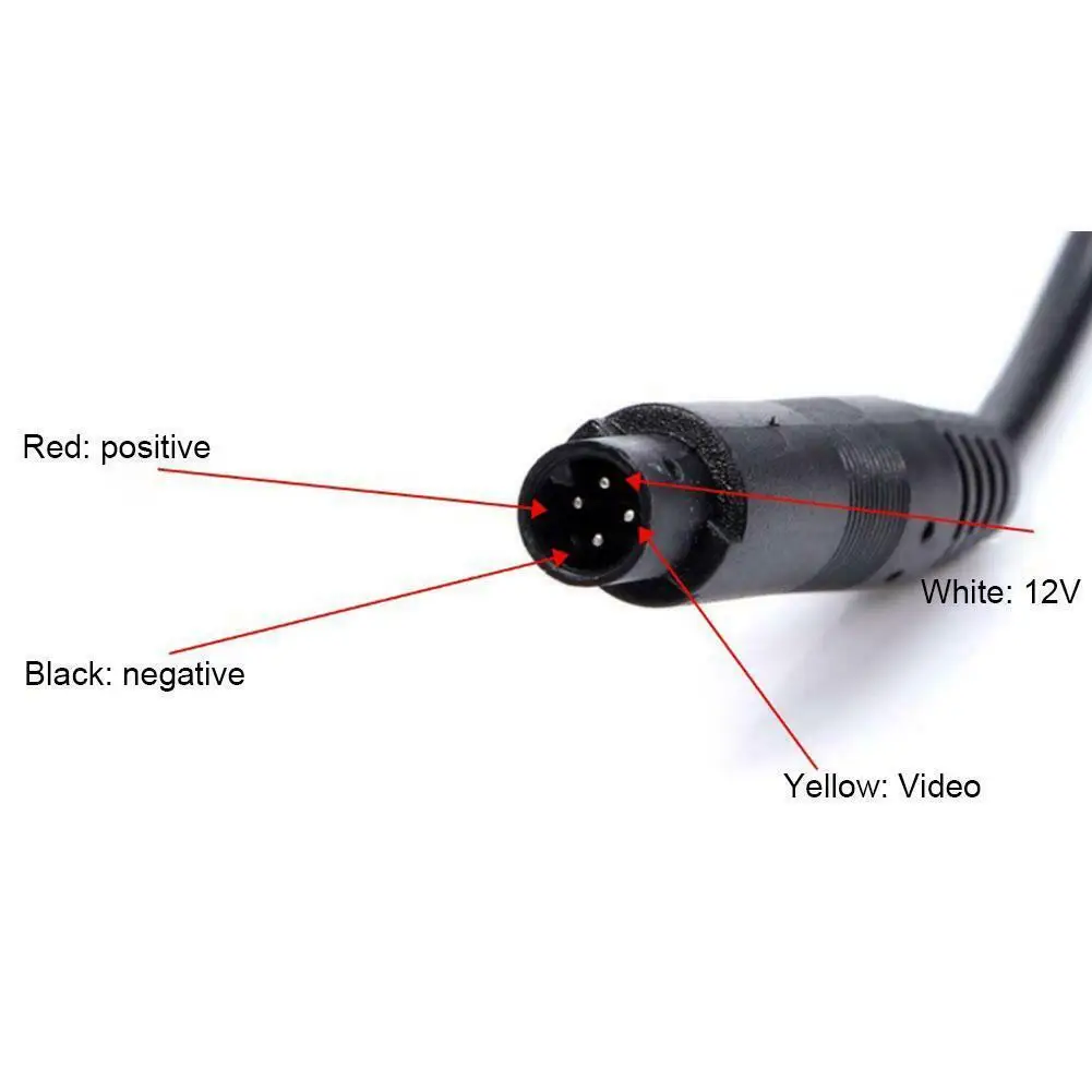 1Pcs Car Reverse Backup Rear View Camera 4-Pin Male Connector To RCA Wire Power Harness Adapter Wire Female CVBS Signal Adapter
1Pcs Car Reverse Backup Rear View Camera 4-Pin Male Connector To RCA Wire Power Harness Adapter Wire Female CVBS Signal Adapter