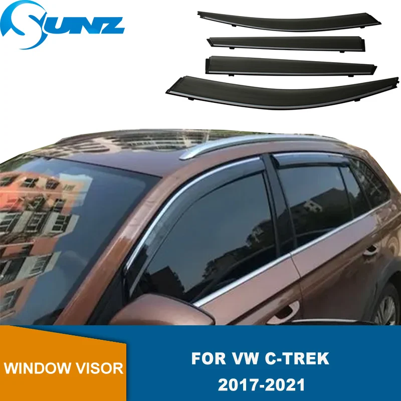 Side Window Deflectors For VW C-trek 2017 2018 2019 2020 2021 Window Visors Sun Rain Deflectors Rain Guards Car Stylings SUNZ
Side Window Deflectors For VW C-trek 2017 2018 2019 2020 2021 Window Visors Sun Rain Deflectors Rain Guards Car Stylings SUNZ