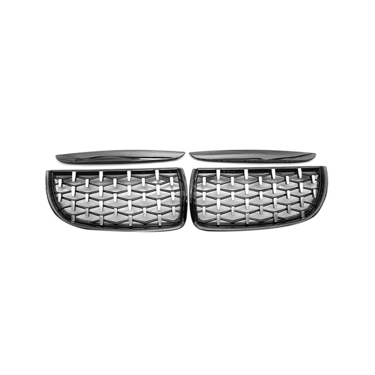 Car Chrome Glossy Black Front Hood Kidney Grill Mesh Sport Racing Grills for 3 Series E90 E91 2005-2008
Car Chrome Glossy Black Front Hood Kidney Grill Mesh Sport Racing Grills for 3 Series E90 E91 2005-2008