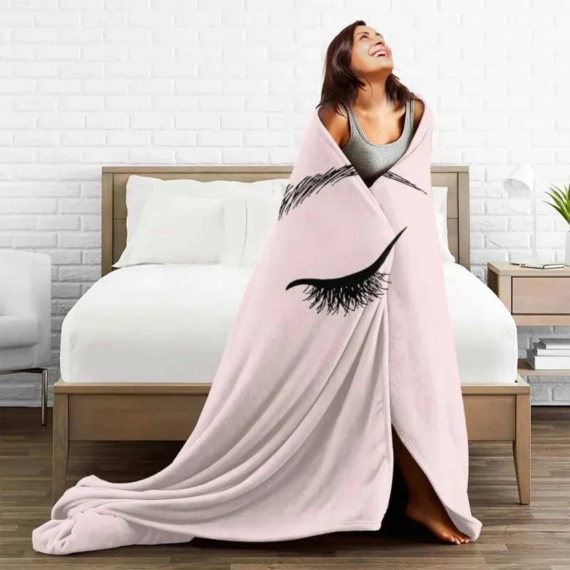 Eyebrows Eyelash Fleece Printed Beautiful Eyes Multi-Function Lightweight Throw Blankets For Sofa Office Bedspreads
Eyebrows Eyelash Fleece Printed Beautiful Eyes Multi-Function Lightweight Throw Blankets For Sofa Office Bedspreads