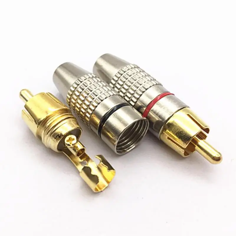 Rca Plug Gold Plated Stable Signal Transmission Good Contact Performance Rugged And Durable Easy Identification Spare Parts
Rca Plug Gold Plated Stable Signal Transmission Good Contact Performance Rugged And Durable Easy Identification Spare Parts