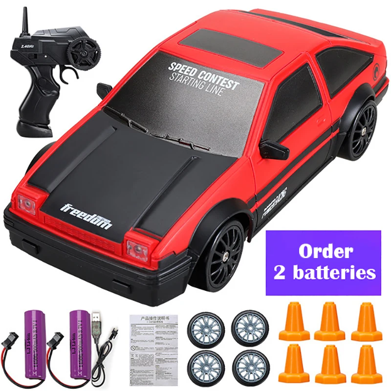 4WD RC Drift car toy 2.4G rapid drift racing car Remote Control GTR model AE86 Vehicle car toys Remote Control Vehicle Toys
4WD RC Drift car toy 2.4G rapid drift racing car Remote Control GTR model AE86 Vehicle car toys Remote Control Vehicle Toys