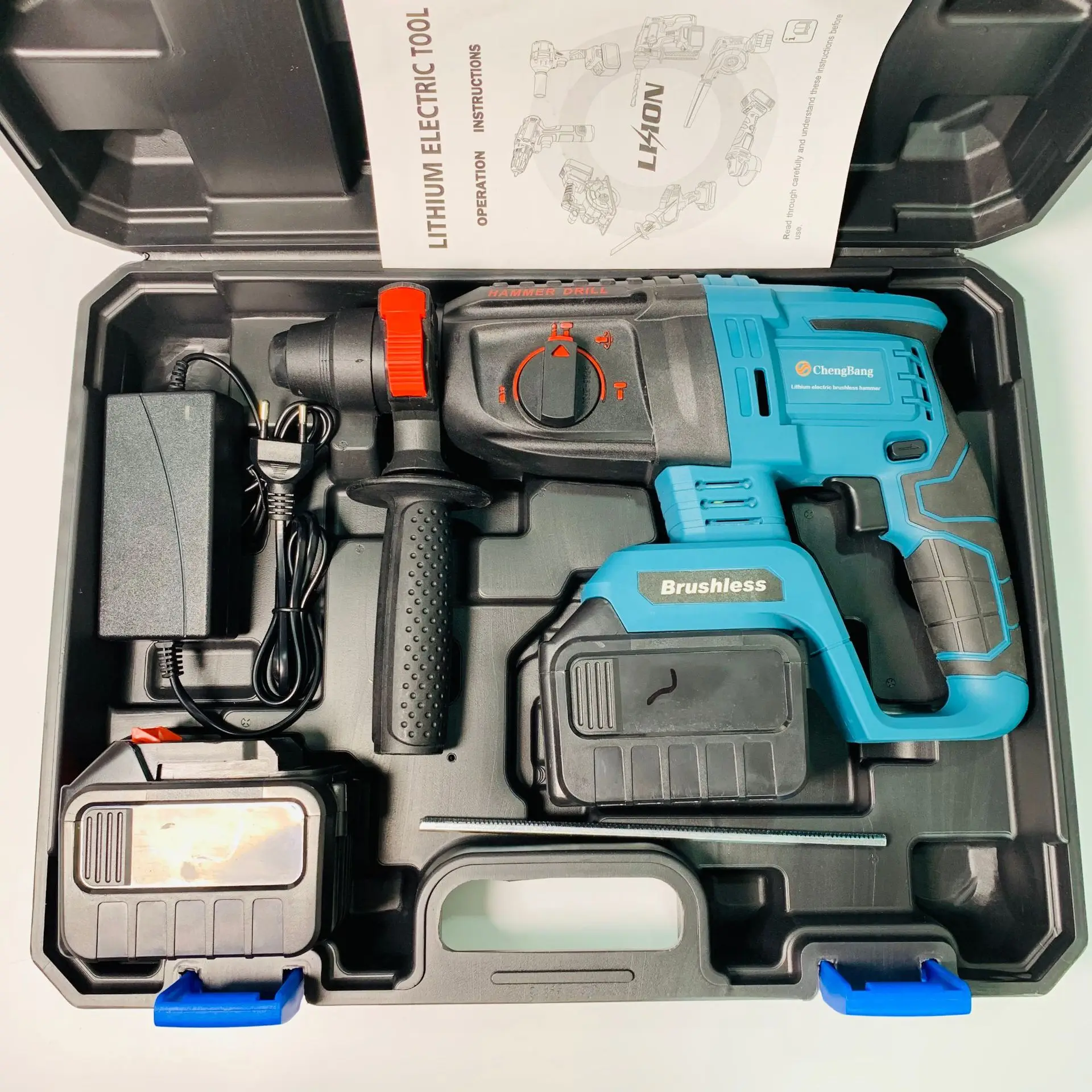 26 type lithium rechargeable light brushless electric light hammer hammer lithium electricity outdoor percussion drill
26 type lithium rechargeable light brushless electric light hammer hammer lithium electricity outdoor percussion drill