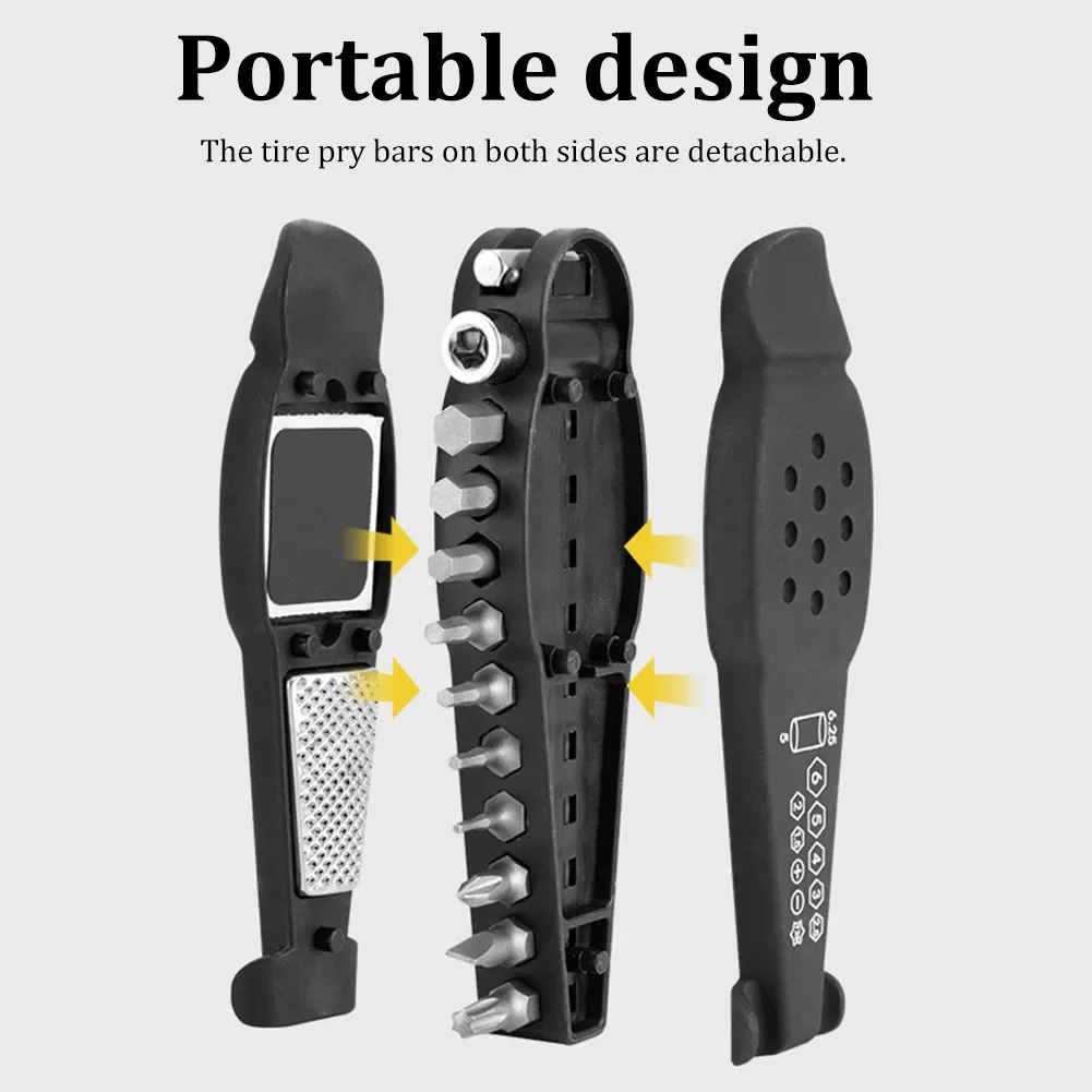 Multifunctional Repair Tool Portable 15-In-1 Screw Tool Kit Bicycle Daily Maintenance Combination Bike Tire Repair Tools
Multifunctional Repair Tool Portable 15-In-1 Screw Tool Kit Bicycle Daily Maintenance Combination Bike Tire Repair Tools