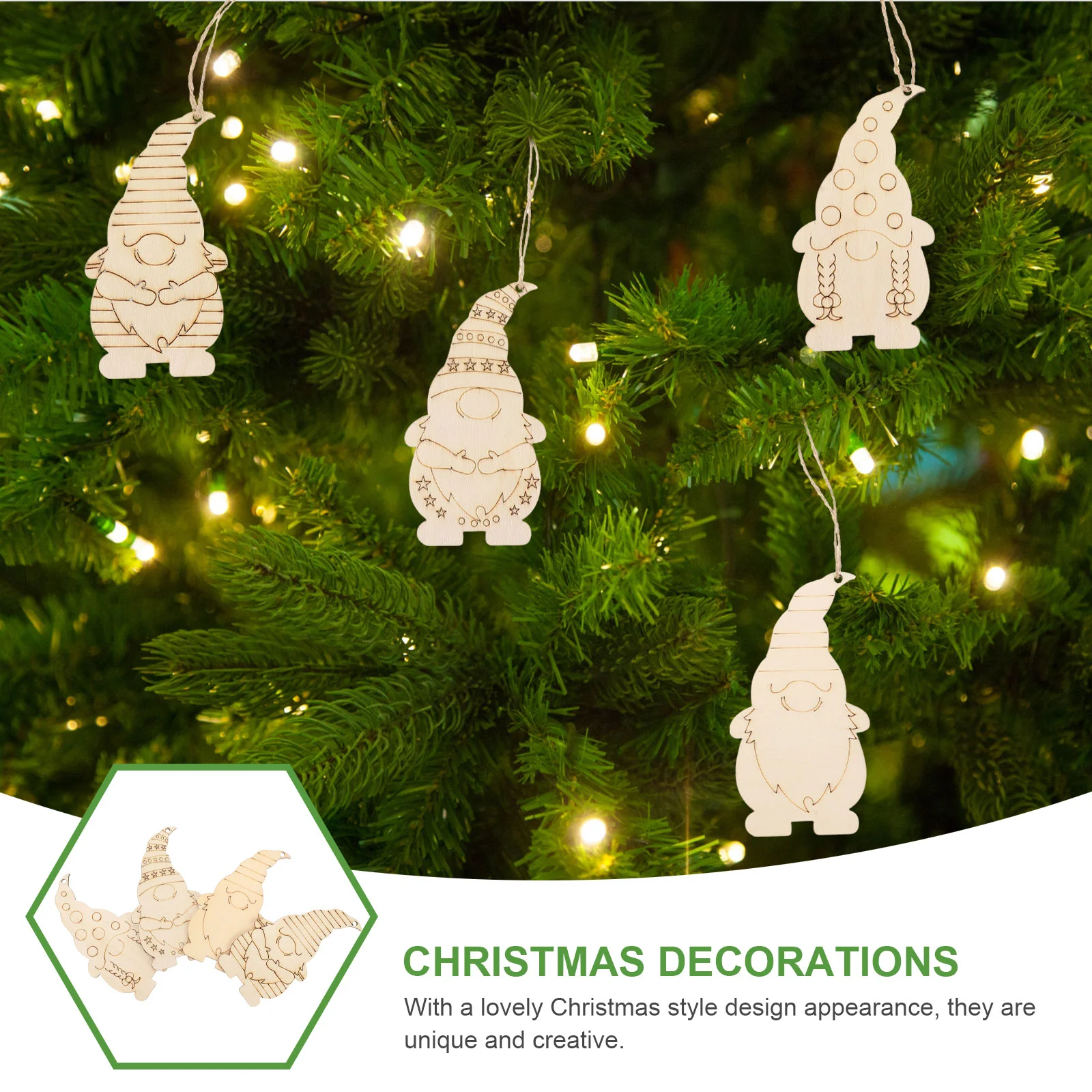 Gnome Wooden Wood Christmas Ornaments Cutouts Hanging Unfinished Slices Crafts Diy Blank Elf Tags Pendant Gnomes Tree Decoration
Gnome Wooden Wood Christmas Ornaments Cutouts Hanging Unfinished Slices Crafts Diy Blank Elf Tags Pendant Gnomes Tree Decoration