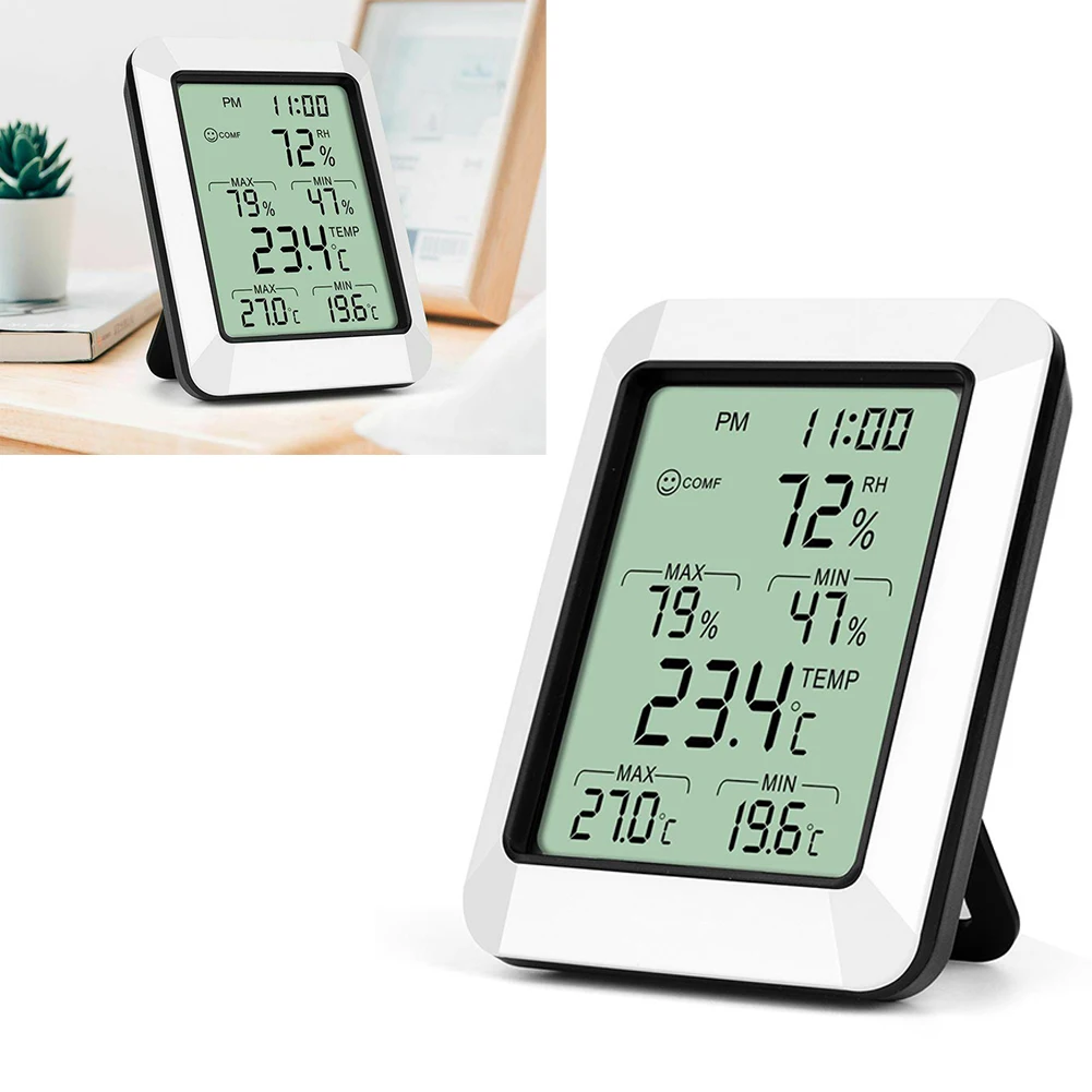 Digital LCD Humidity Meter Indoor Outdoor Hygrometer Thermometer Temperature Sensor Gauge Weather Station For Home
Digital LCD Humidity Meter Indoor Outdoor Hygrometer Thermometer Temperature Sensor Gauge Weather Station For Home