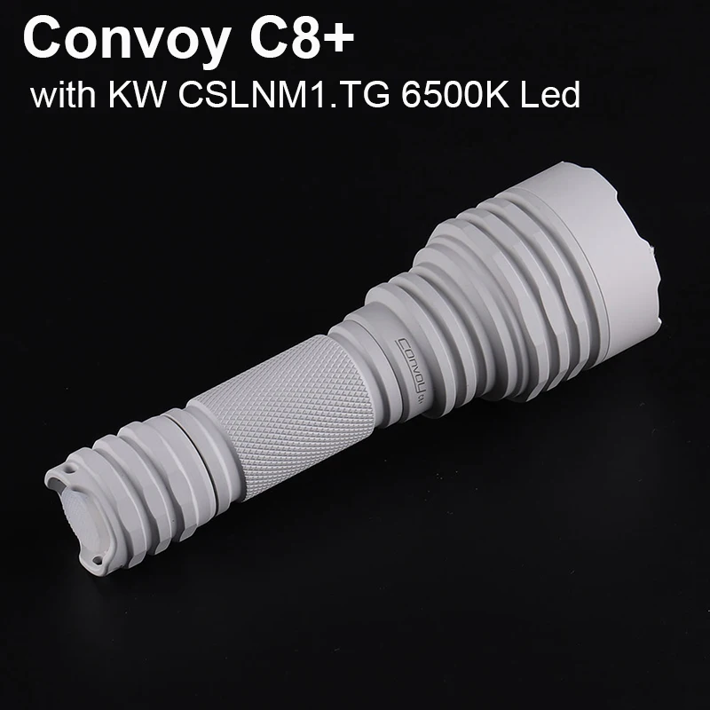 

Convoy C8 Plus Led Flashlight with KW CSLNM1.TG 6500K Portable Torch Mao Flash Light Camping Hunting Fishing Tactical 18650 Lamp