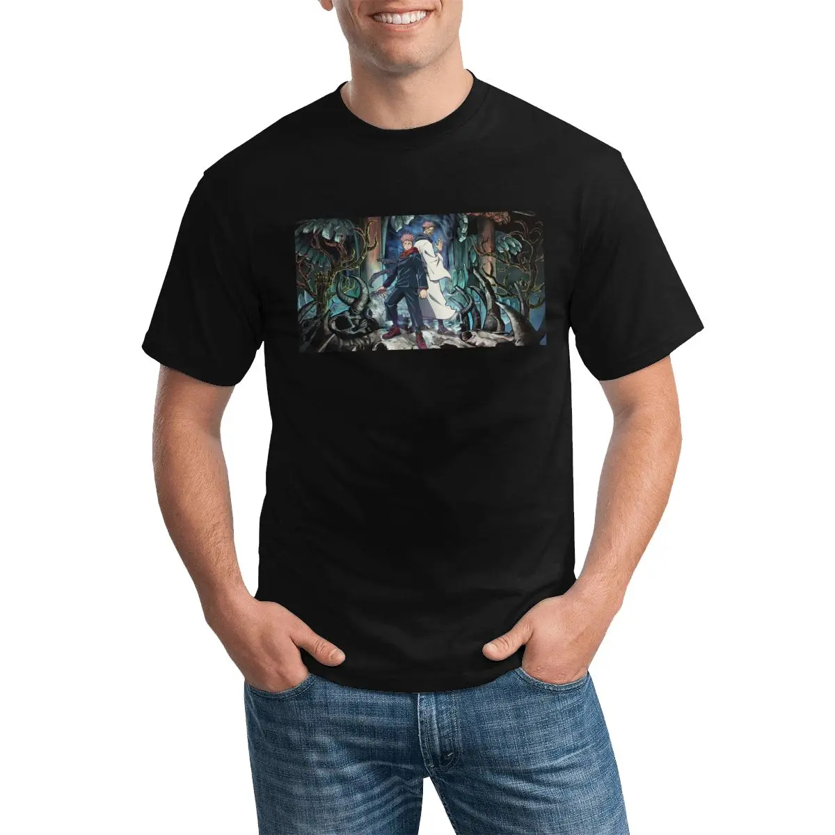 Vintage T-Shirts Jujutsu Kaisen Sukuna Streetwear T Shirts Yuji Itadori Summer Tee Shirt Crew Neck Top Tees
Vintage T-Shirts Jujutsu Kaisen Sukuna Streetwear T Shirts Yuji Itadori Summer Tee Shirt Crew Neck Top Tees