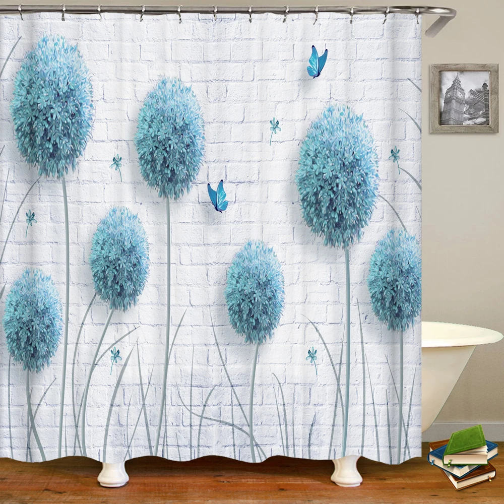 Водонепроницаемая занавеска для душа, занавеска для ванной из полиэстера с 3D рисунком одуванчика, бабочки, цветов в скандинавском стиле, ла...
Водонепроницаемая занавеска для душа, занавеска для ванной из полиэстера с 3D рисунком одуванчика, бабочки, цветов в скандинавском стиле, ла...