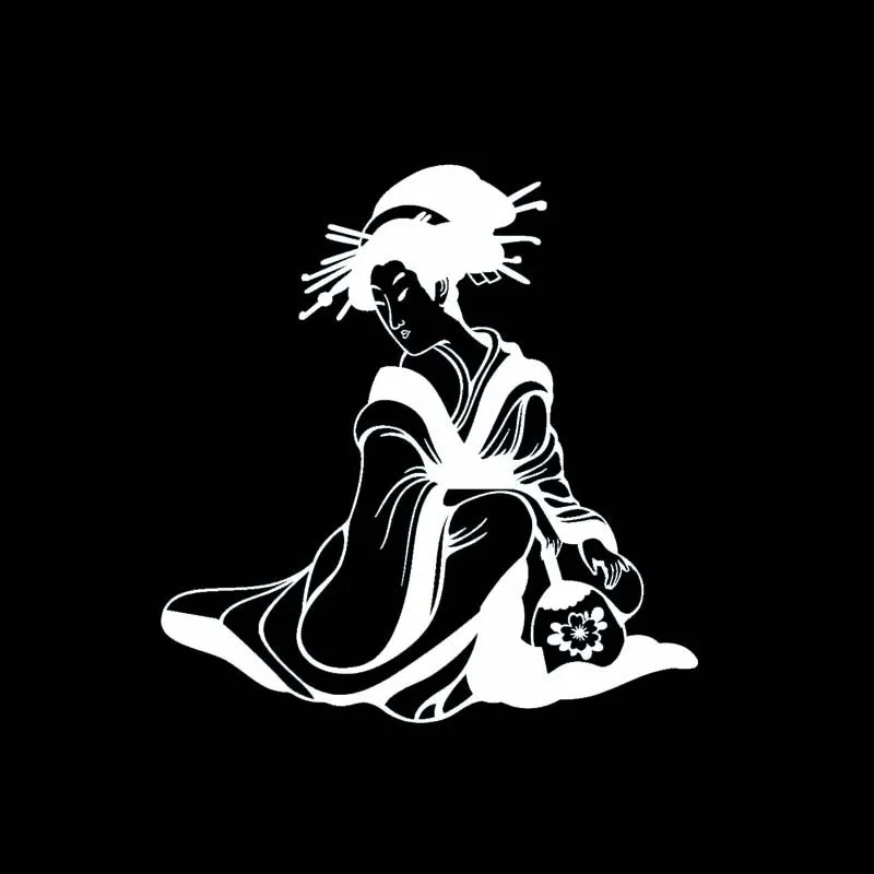 Waterproof Sunscreen Artistical Japanese Beautiful Lady Car Sticker PVC Decal Popular Style Silhouttte Exquisite Decal,14CM*13CM
Waterproof Sunscreen Artistical Japanese Beautiful Lady Car Sticker PVC Decal Popular Style Silhouttte Exquisite Decal,14CM*13CM