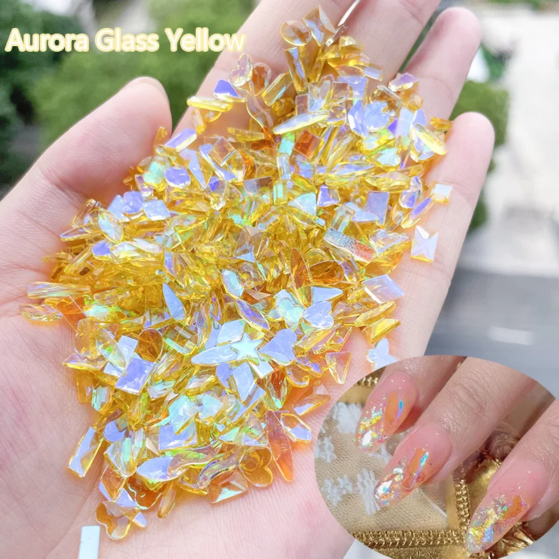 Aurora Yellow Sparkling Beautiful Flat Back Nail Art Rhinestones 30Pcs/100Pcs Apply To DIY Manicure Crystal Glass Ornament
Aurora Yellow Sparkling Beautiful Flat Back Nail Art Rhinestones 30Pcs/100Pcs Apply To DIY Manicure Crystal Glass Ornament