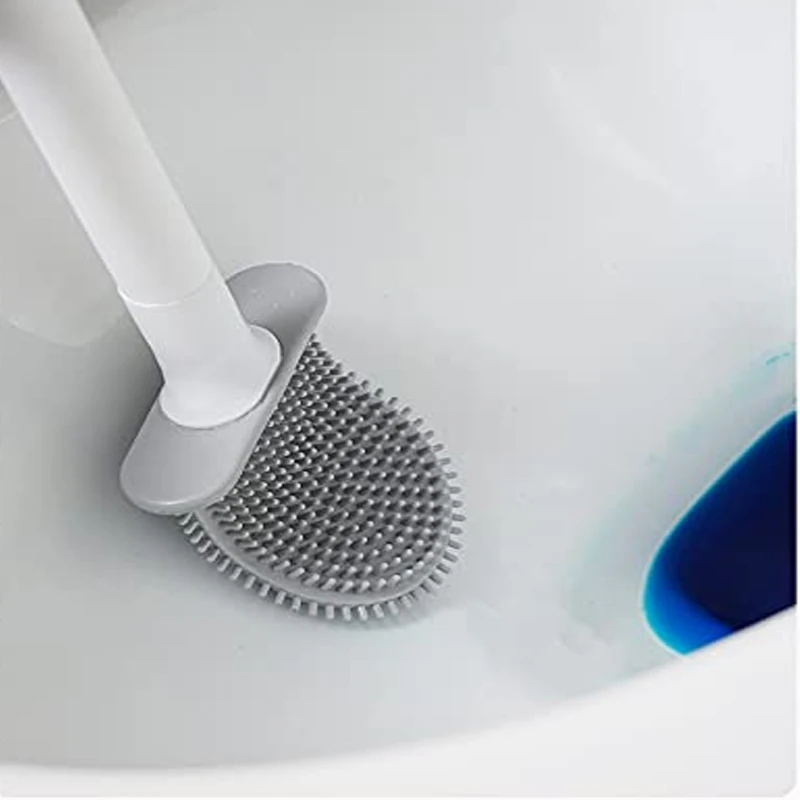 1 set of Mini Toilet Brush With Holder Long Handled Silicone Toilet Cleaner Wall Mounted Toilet Brush Bathroom Accessories
1 set of Mini Toilet Brush With Holder Long Handled Silicone Toilet Cleaner Wall Mounted Toilet Brush Bathroom Accessories