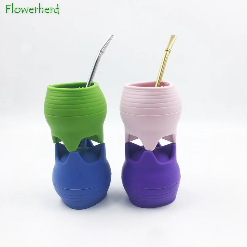 Food Grade Silicone Yerba Mate Cup Tea Mug Free Spoon Straw Portable Travel Argentina Drinkware BPA-free
Food Grade Silicone Yerba Mate Cup Tea Mug Free Spoon Straw Portable Travel Argentina Drinkware BPA-free