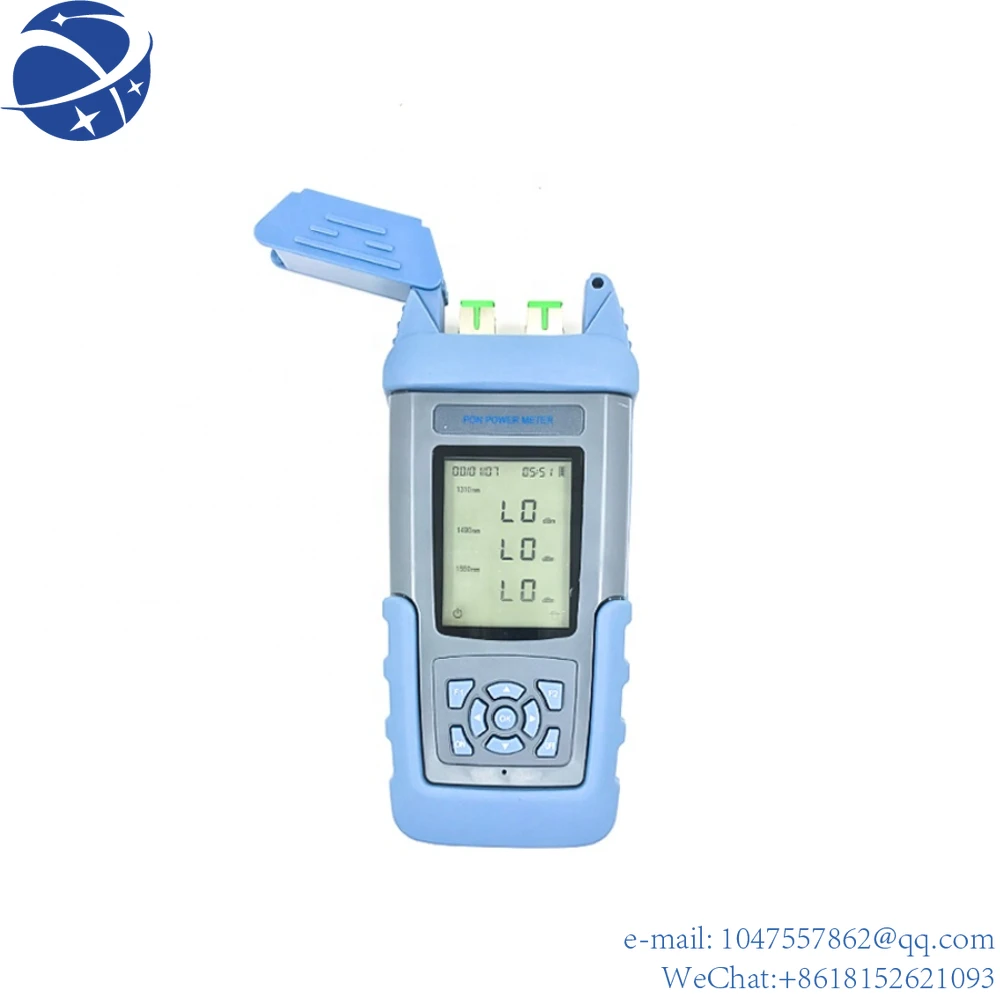 YunYiSENTER ST805C Li-ion Battery Blue Color Power Meter Pon Fiber Optic Equipment Price 1310/1490/1550nm
YunYiSENTER ST805C Li-ion Battery Blue Color Power Meter Pon Fiber Optic Equipment Price 1310/1490/1550nm