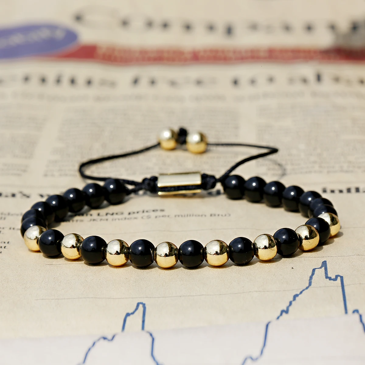 Fashion Natural Stone Bracelet Copper Ball Beaded Bracelet Adjustable Braided Chain Luxury Jewelry Gift 2023
Fashion Natural Stone Bracelet Copper Ball Beaded Bracelet Adjustable Braided Chain Luxury Jewelry Gift 2023