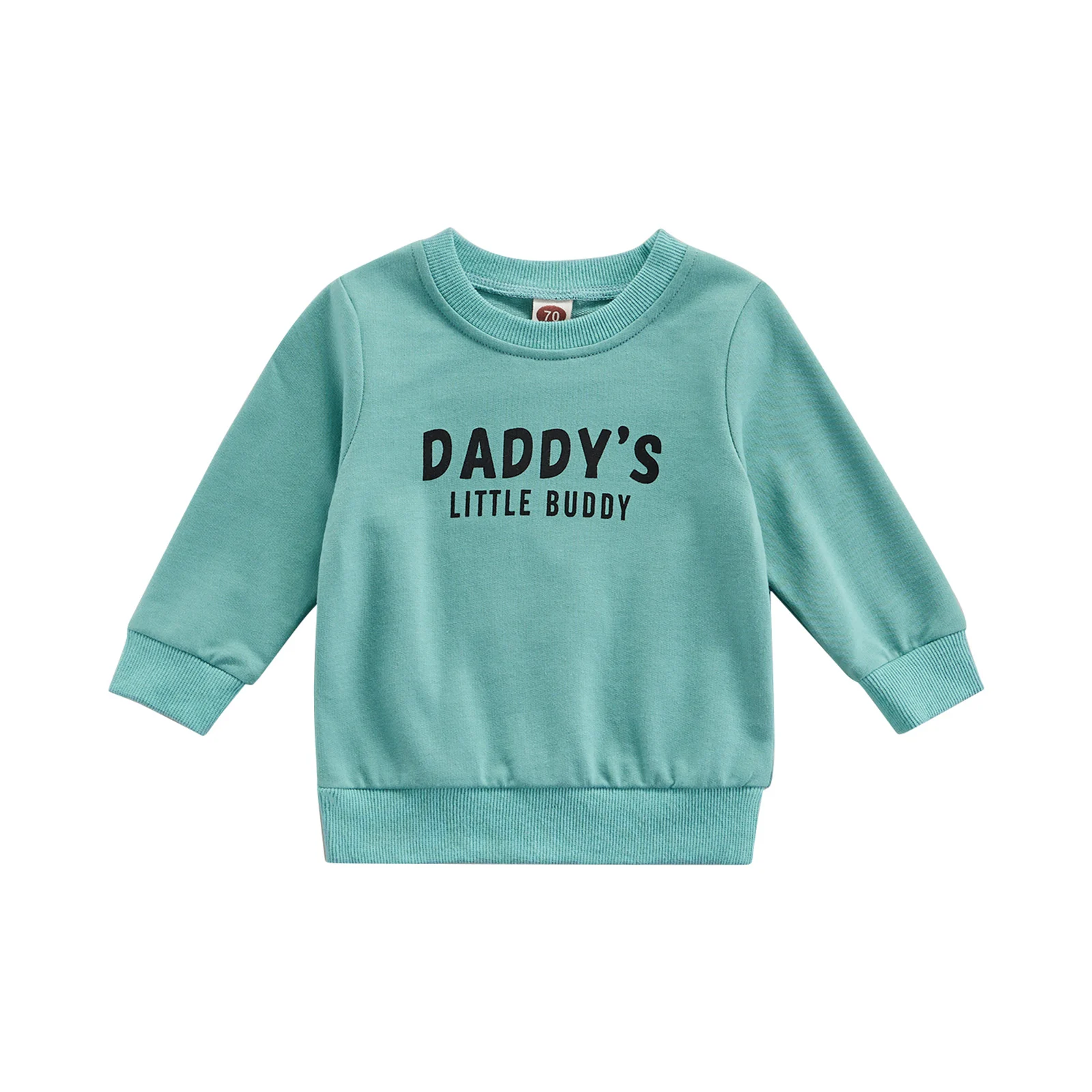 Letter Print Sweatshirts Baby Long Sleeve Tops with DADDY'S LITTER BUDDY Letter Print Round Neck Spring Baby Clothing
Letter Print Sweatshirts Baby Long Sleeve Tops with DADDY'S LITTER BUDDY Letter Print Round Neck Spring Baby Clothing