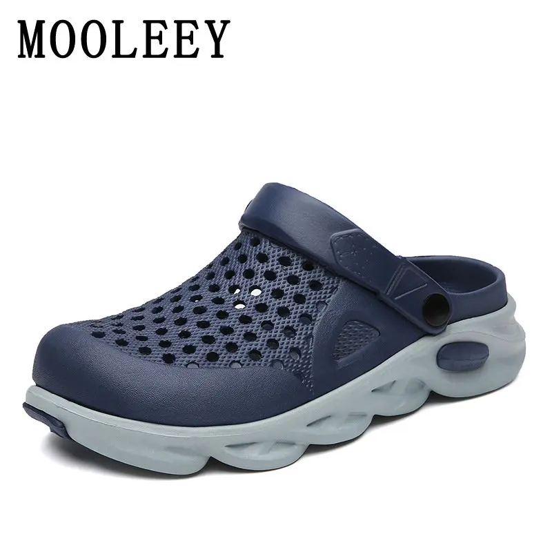 Casual Sandal for Men Color Blocking Anti-skid Hole Beach Shoe Waterproof Bathroom Home Slipper Cushioned Thick Sole Garden Shoe
Casual Sandal for Men Color Blocking Anti-skid Hole Beach Shoe Waterproof Bathroom Home Slipper Cushioned Thick Sole Garden Shoe