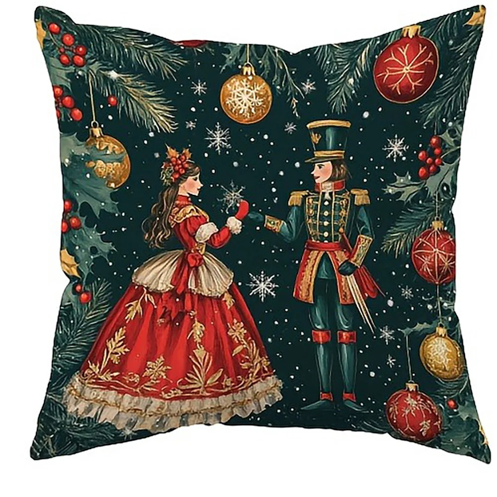 Рождественские наволочки «Щелкунчик» из полиэстера велюра
Рождественские наволочки «Щелкунчик» из полиэстера велюра