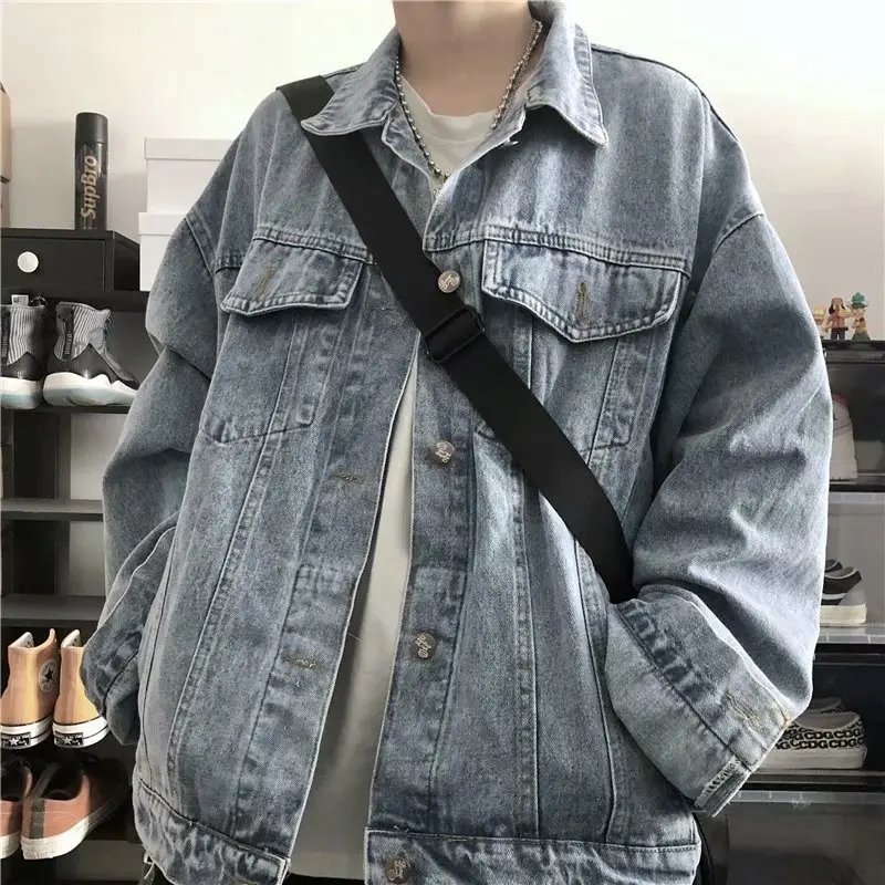 Fashion Men's Clothing 2022 Male Streetwear Boyfriend Brand Men's Coat Shirt Handsome Menswear School Students Denim Jacket
Fashion Men's Clothing 2022 Male Streetwear Boyfriend Brand Men's Coat Shirt Handsome Menswear School Students Denim Jacket