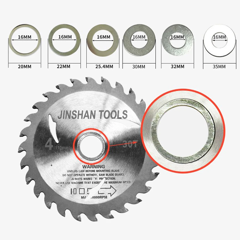Accessories Circular Saw Ring Exhibition Hall 6Pcs Set Adapter Ring Conversion Washers Mitre Saw 100% Brand New
Accessories Circular Saw Ring Exhibition Hall 6Pcs Set Adapter Ring Conversion Washers Mitre Saw 100% Brand New