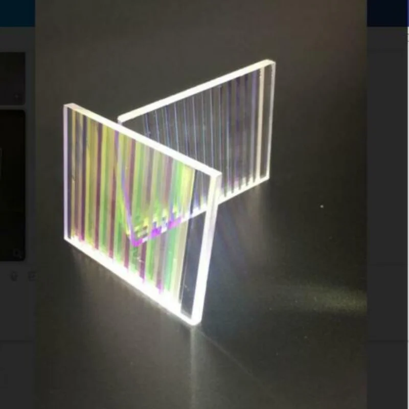 5PCS Rectangle 37X35X2.8mm Defective Optical Glass Prism Science Physics Research Decoration Lens 
5PCS Rectangle 37X35X2.8mm Defective Optical Glass Prism Science Physics Research Decoration Lens