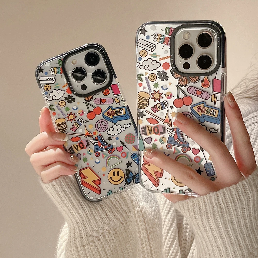 Lucky Smiley Tags Phone Case For Iphone 11 12 13 14 Pro Max X Xs Xr 7 8 Plus SE 2020 Fashion soft rubber anti-drop
Lucky Smiley Tags Phone Case For Iphone 11 12 13 14 Pro Max X Xs Xr 7 8 Plus SE 2020 Fashion soft rubber anti-drop