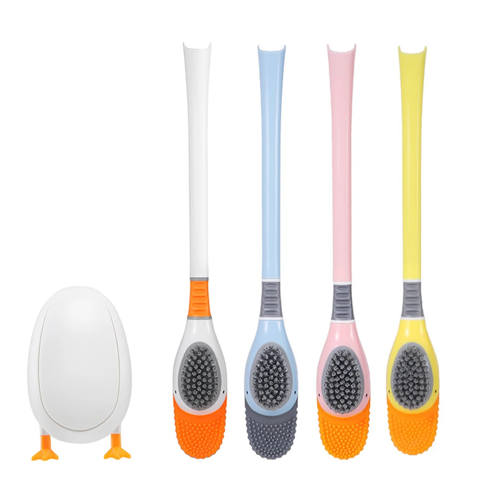 Wall Mounted Multifunctional TPR Toilet Brush Set Silicone Bristles Bathroom Cleaning Toilet Protection Leak-Proof With Base
Wall Mounted Multifunctional TPR Toilet Brush Set Silicone Bristles Bathroom Cleaning Toilet Protection Leak-Proof With Base
