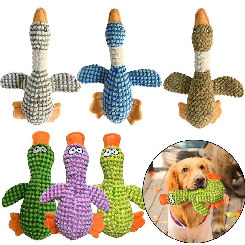 Cute Dog Plush Toys Pet Duck Squeak Toy for Puppy Sound Wild Goose Chew Toy for Small Middle Large Dogs Teeth Cleaning
Cute Dog Plush Toys Pet Duck Squeak Toy for Puppy Sound Wild Goose Chew Toy for Small Middle Large Dogs Teeth Cleaning
