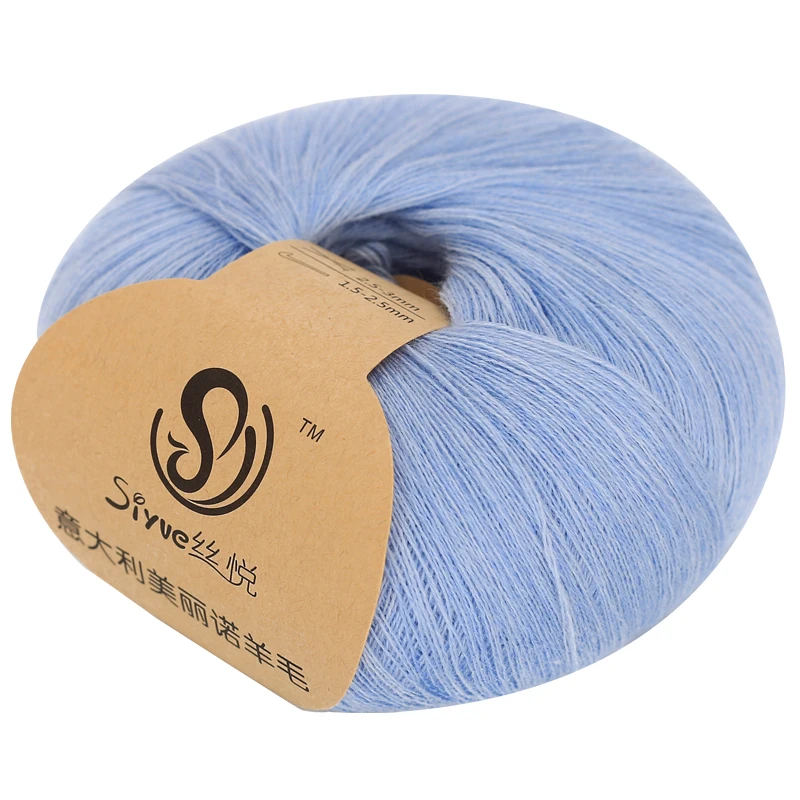 50g/ball 100%Merino Wool Yarn Autumn/winter Soft Medium-roving Wool Yarn DIY Hand Knitted Crochet Scarf Clothes Yarn
50g/ball 100%Merino Wool Yarn Autumn/winter Soft Medium-roving Wool Yarn DIY Hand Knitted Crochet Scarf Clothes Yarn