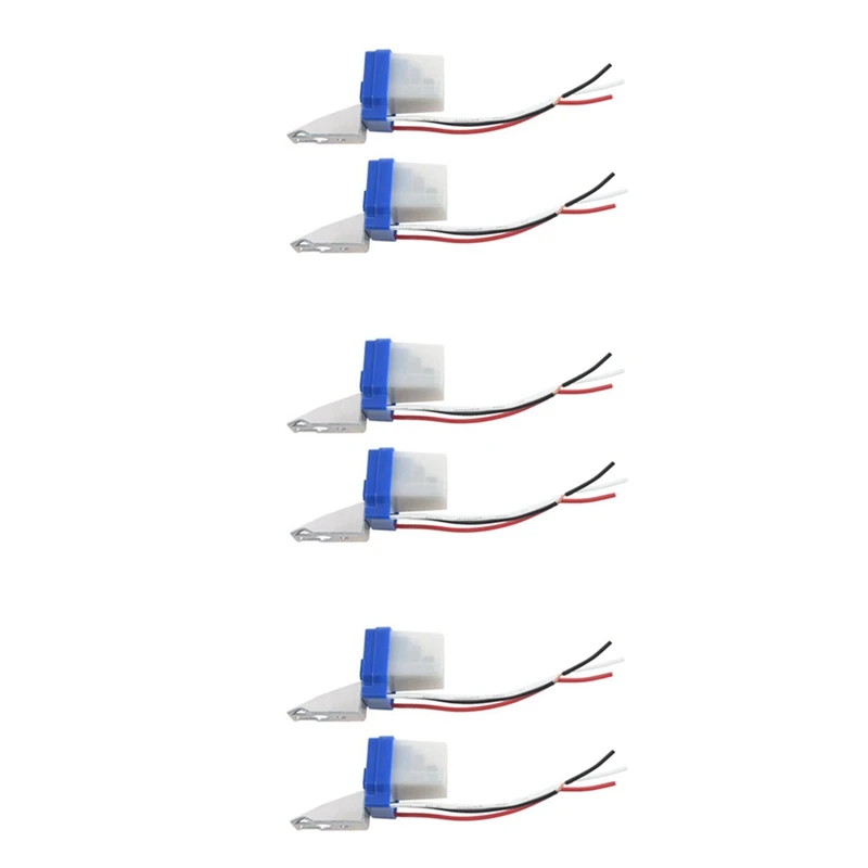 6Pcs Auto On Off Street Light Sensor Switch Photo Switch 220V 10A Automatic Switch
6Pcs Auto On Off Street Light Sensor Switch Photo Switch 220V 10A Automatic Switch