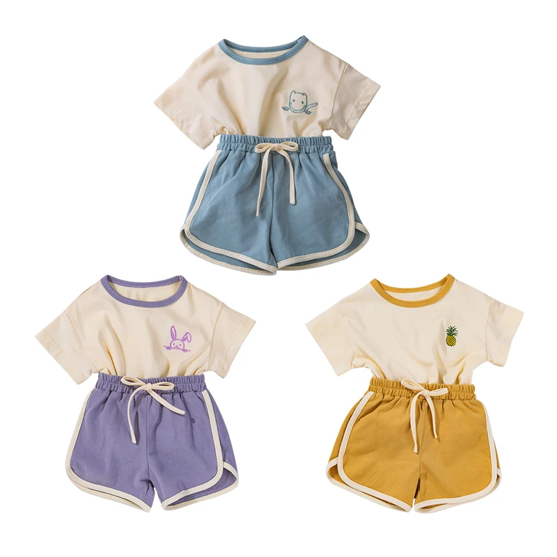 2PCS Baby T-shirt Shorts Outfits Summer Toddler Kids Girls Boys Soft Short Sleeve Tee Pants Casual Beach Clothes Elastic Waist
2PCS Baby T-shirt Shorts Outfits Summer Toddler Kids Girls Boys Soft Short Sleeve Tee Pants Casual Beach Clothes Elastic Waist