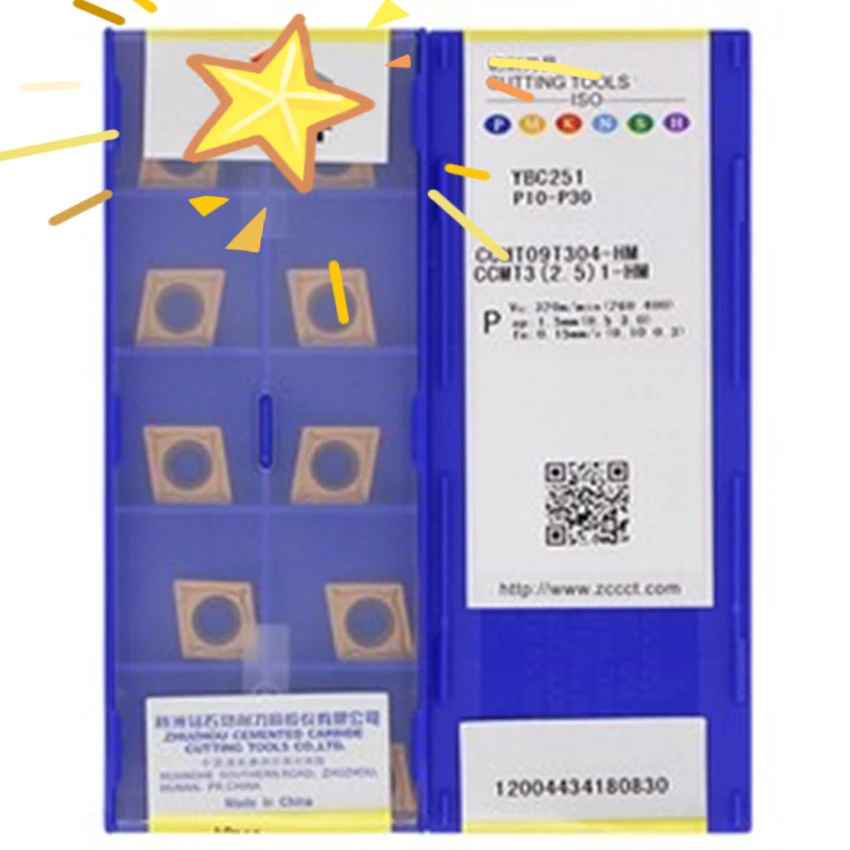 ZC-CT CCMT09T304-HM YBC251 YBC252/CCMT09T308-HM YBC251 YBC252 CCMT32.51 CCMT32.52-HM YBC251 YBC252 CNC carbide inserts 10PCS/BO
ZC-CT CCMT09T304-HM YBC251 YBC252/CCMT09T308-HM YBC251 YBC252 CCMT32.51 CCMT32.52-HM YBC251 YBC252 CNC carbide inserts 10PCS/BO