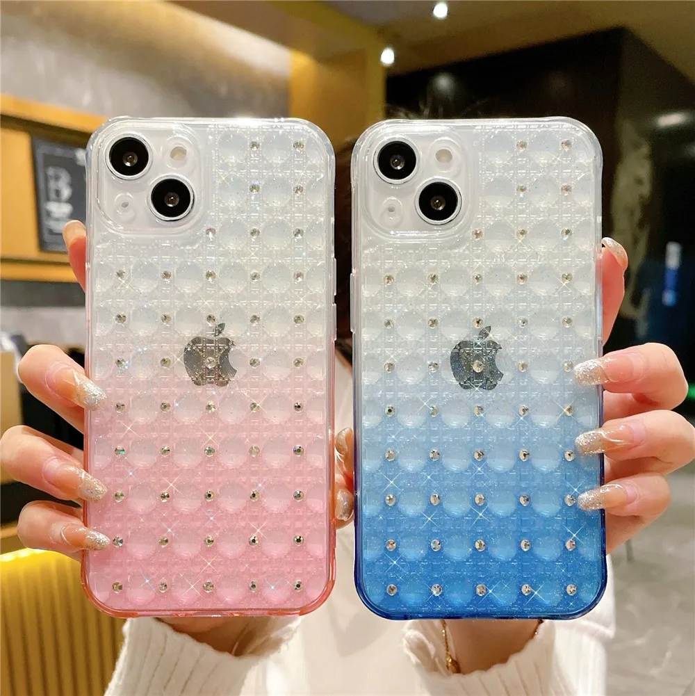 Fashion Clear Gradient Colorful Diamonds Female Soft Case For Iphone 11 12 13 Pro Max 7 8 Plus Xr X Xs Anti-drop Cover Fundas
Fashion Clear Gradient Colorful Diamonds Female Soft Case For Iphone 11 12 13 Pro Max 7 8 Plus Xr X Xs Anti-drop Cover Fundas