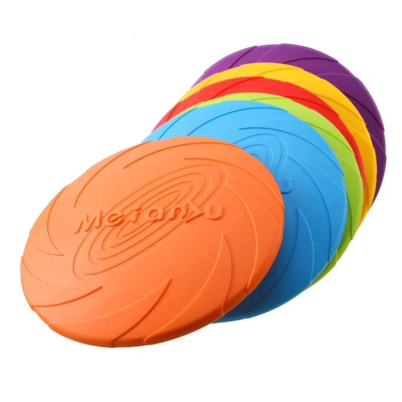 Dog Flying Discs Pet Discs Toy Eco Friendly Soft Rubber Floatable Resistant Bite Chew Disk Puppy Interactive Training for Pet
Dog Flying Discs Pet Discs Toy Eco Friendly Soft Rubber Floatable Resistant Bite Chew Disk Puppy Interactive Training for Pet