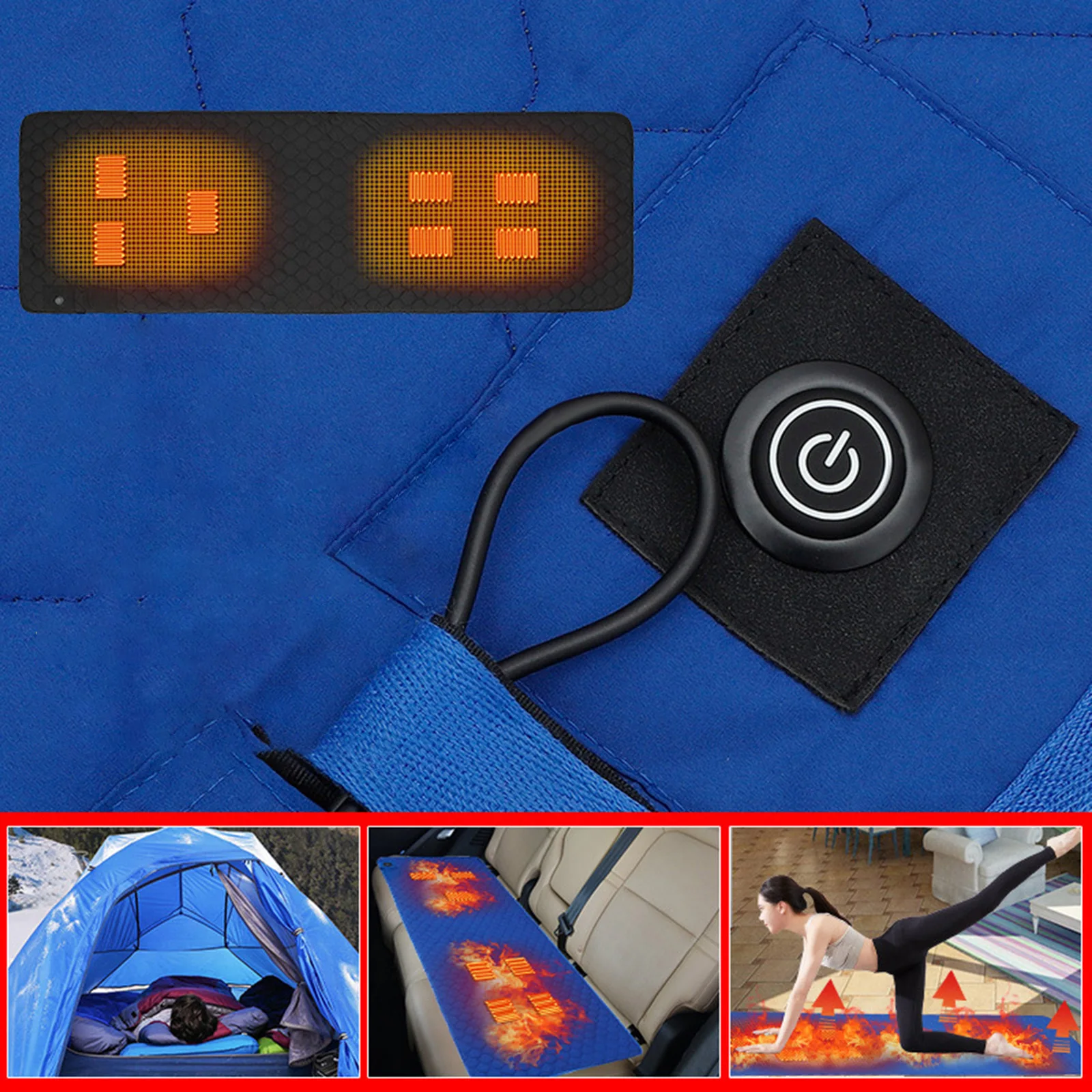 7Heating Zones Heated Sleeping Bag Lined Camping Tent Battery Heated Heating Pad Camping Equipments Accessories Equipments
7Heating Zones Heated Sleeping Bag Lined Camping Tent Battery Heated Heating Pad Camping Equipments Accessories Equipments