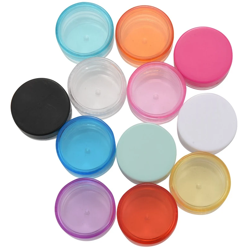 12Pcs Assorted 5G Empty Plastic Makeup Jars Pots Travel Face Cream/Lotion/Cosmetic Containers Sample Bottles (Assorted)
12Pcs Assorted 5G Empty Plastic Makeup Jars Pots Travel Face Cream/Lotion/Cosmetic Containers Sample Bottles (Assorted)
