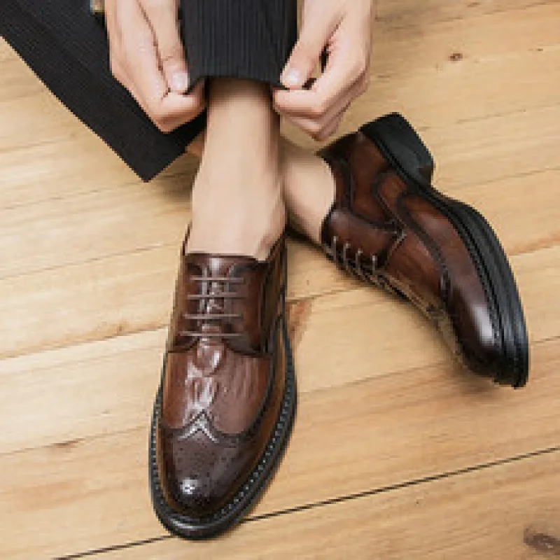 Men's Shoes Spring British Casual Daddy's Shoes Business Formal Wear Wedding Shoes Soft Bottom Men's Leather Shoes Young Men's
Men's Shoes Spring British Casual Daddy's Shoes Business Formal Wear Wedding Shoes Soft Bottom Men's Leather Shoes Young Men's