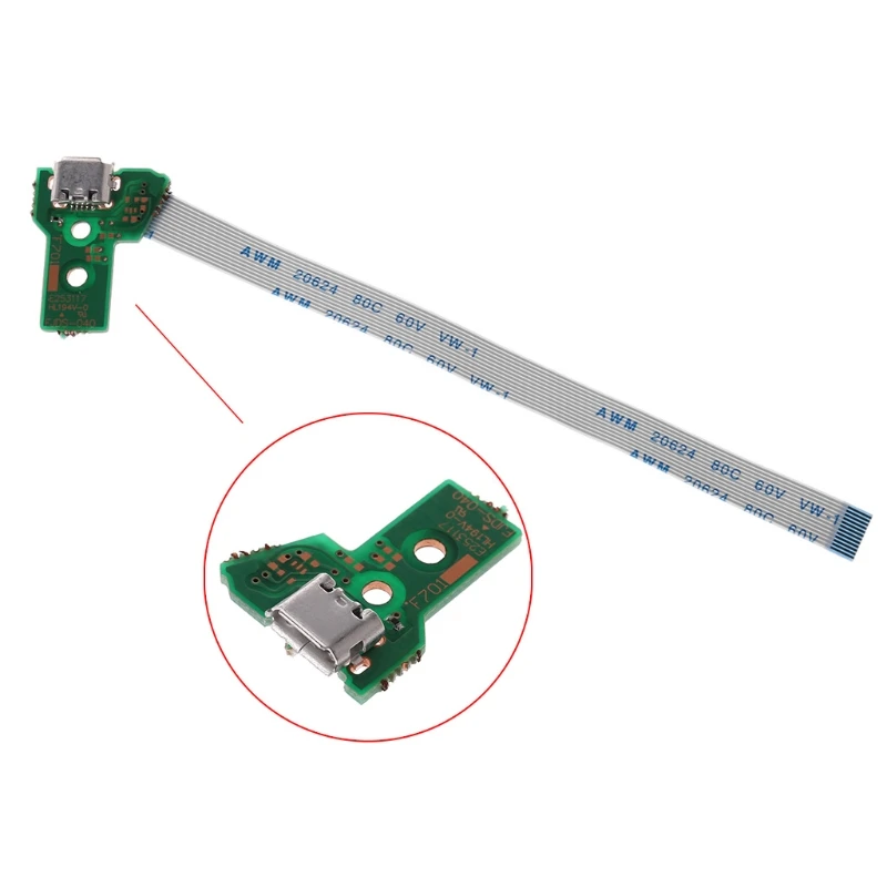 Y4QF телефон с USB-портом для зарядки, 12 контактов, ленточный кабель с платой для контроллера PS4 4
Y4QF телефон с USB-портом для зарядки, 12 контактов, ленточный кабель с платой для контроллера PS4 4