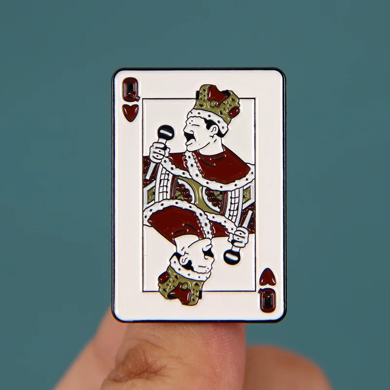 SALeeee Creative Poker Brooch Queen Freddy Badge Fashion Jewelry Fan Gift Bag Clothing Accessories
SALeeee Creative Poker Brooch Queen Freddy Badge Fashion Jewelry Fan Gift Bag Clothing Accessories