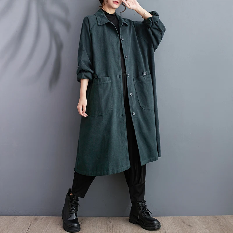 SuperAen оригинальная Ретро ветровка для женщин 2023 Новинка Осень Длинное свободное женское повседневное длинное пальто 
SuperAen оригинальная Ретро ветровка для женщин 2023 Новинка Осень Длинное свободное женское повседневное длинное пальто