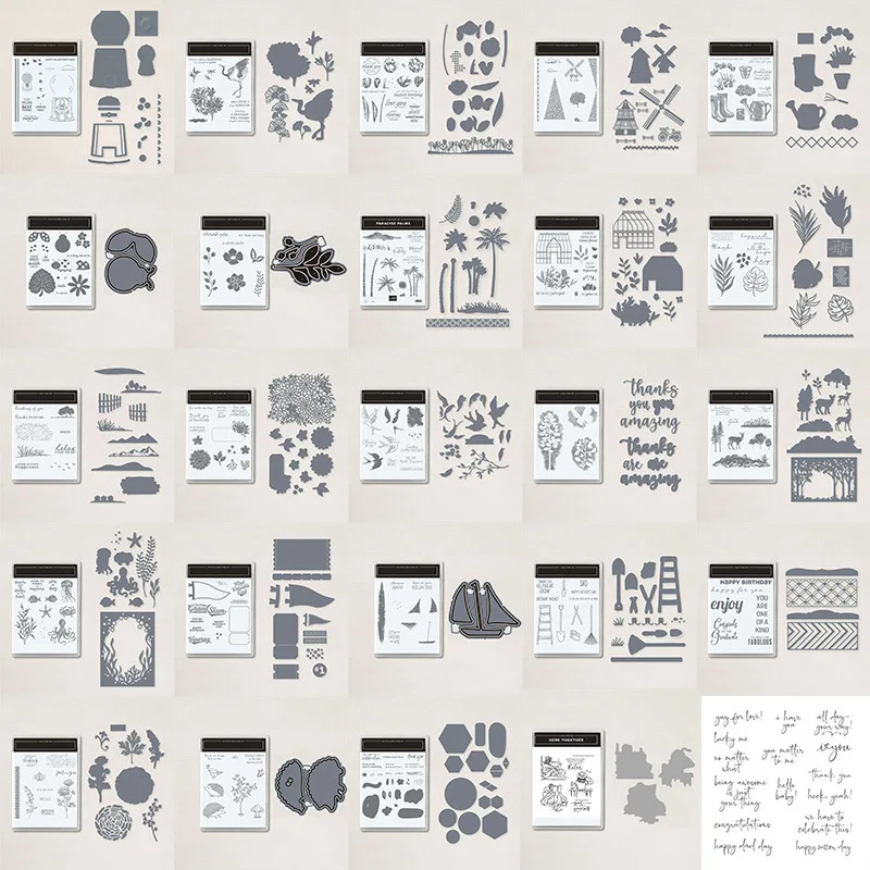 Bundle Clear Stamps New Metal Cutting Dies and Stamps Scrapbook Paper Card Album Diy Craft Decoration Die 2022 Arrivals
Bundle Clear Stamps New Metal Cutting Dies and Stamps Scrapbook Paper Card Album Diy Craft Decoration Die 2022 Arrivals