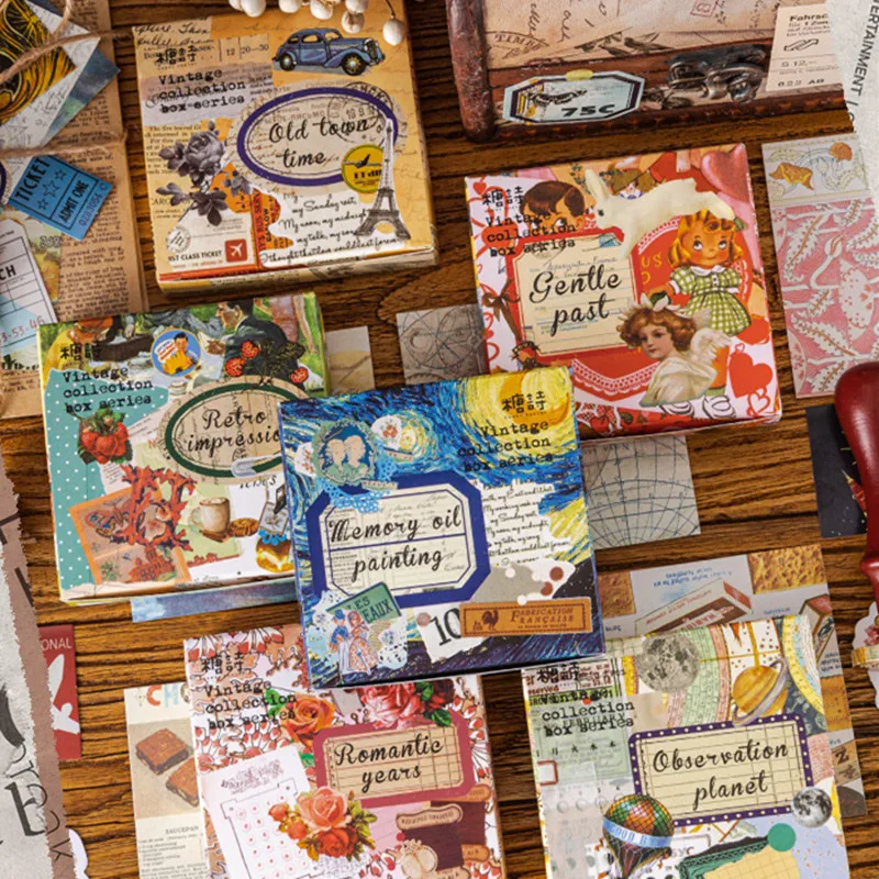 100 Pcs Vintage Collection Label Craft Paper Junk Journal Painting Decor Stickers DIY Album Diary Scrapbooking Material Paper
100 Pcs Vintage Collection Label Craft Paper Junk Journal Painting Decor Stickers DIY Album Diary Scrapbooking Material Paper