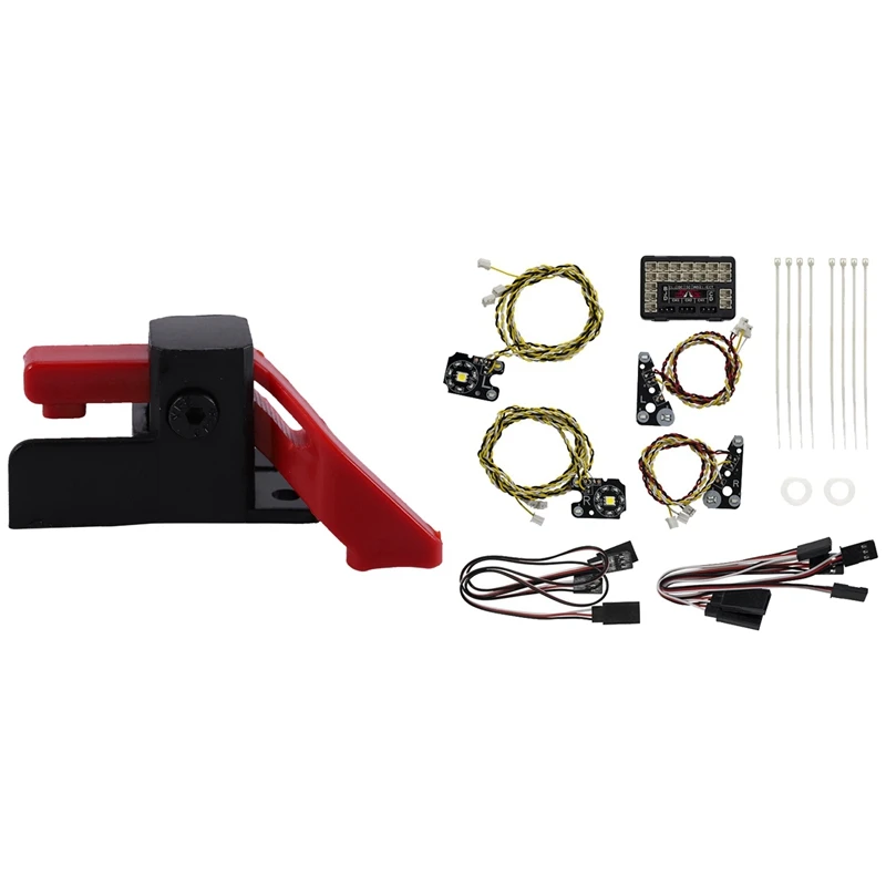 For TRX-4 ESC Easy Start Trigger Power Switch With For TRX4 RC Car Front Rear LED Lights + IC Lamp Group Headlight Kit
For TRX-4 ESC Easy Start Trigger Power Switch With For TRX4 RC Car Front Rear LED Lights + IC Lamp Group Headlight Kit