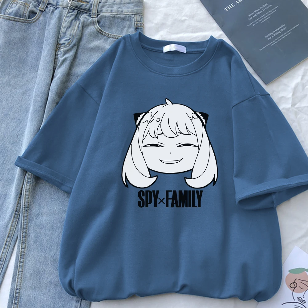 Женская футболка с коротким рукавом Spy X Family Anya Smug-манга, летние дышащие брендовые топы, одежда, уличные футболки в стиле хип-хоп для женщин
Женская футболка с коротким рукавом Spy X Family Anya Smug-манга, летние дышащие брендовые топы, одежда, уличные футболки в стиле хип-хоп для женщин