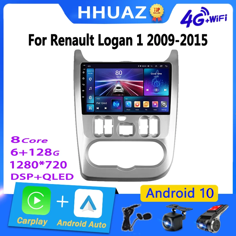 Android Auto Car Radio Carplay for Renault Logan I Sandero Lada Lergus Dacia Duster 2009-2016 GPS Navigation No DVD Player
Android Auto Car Radio Carplay for Renault Logan I Sandero Lada Lergus Dacia Duster 2009-2016 GPS Navigation No DVD Player