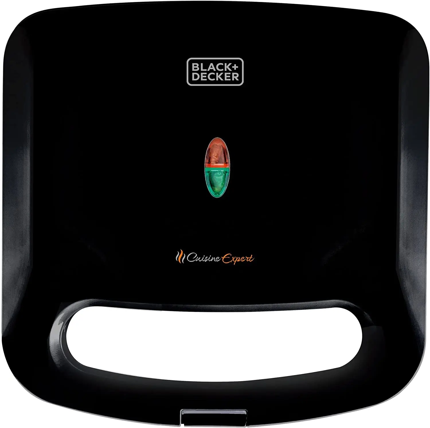 

Grill Elétrico Cuisine Expert com Chapas Antiaderentes Trava de Segurança e Porta Fios 750W 127V Preto GS800