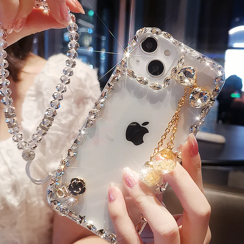 Bow Crystal Bracelet Quicksand Protective Cover for Iphone 13 12 11 Mobile Phone Case for Iphone 13 12 11 Pro Max Wristband Case
Bow Crystal Bracelet Quicksand Protective Cover for Iphone 13 12 11 Mobile Phone Case for Iphone 13 12 11 Pro Max Wristband Case