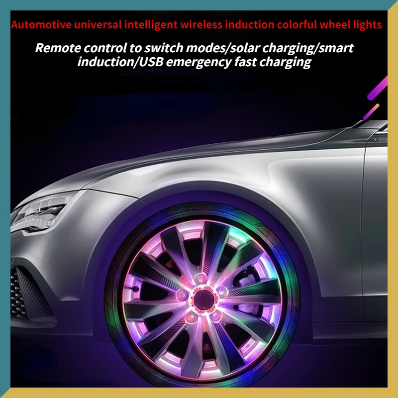 4pcs RGB Car Hub Lights Waterproof Solar Smart Sensing Flash Wheel Tire Rim Lights For Car Car Decoration Colorful Ambiance Lamp
4pcs RGB Car Hub Lights Waterproof Solar Smart Sensing Flash Wheel Tire Rim Lights For Car Car Decoration Colorful Ambiance Lamp